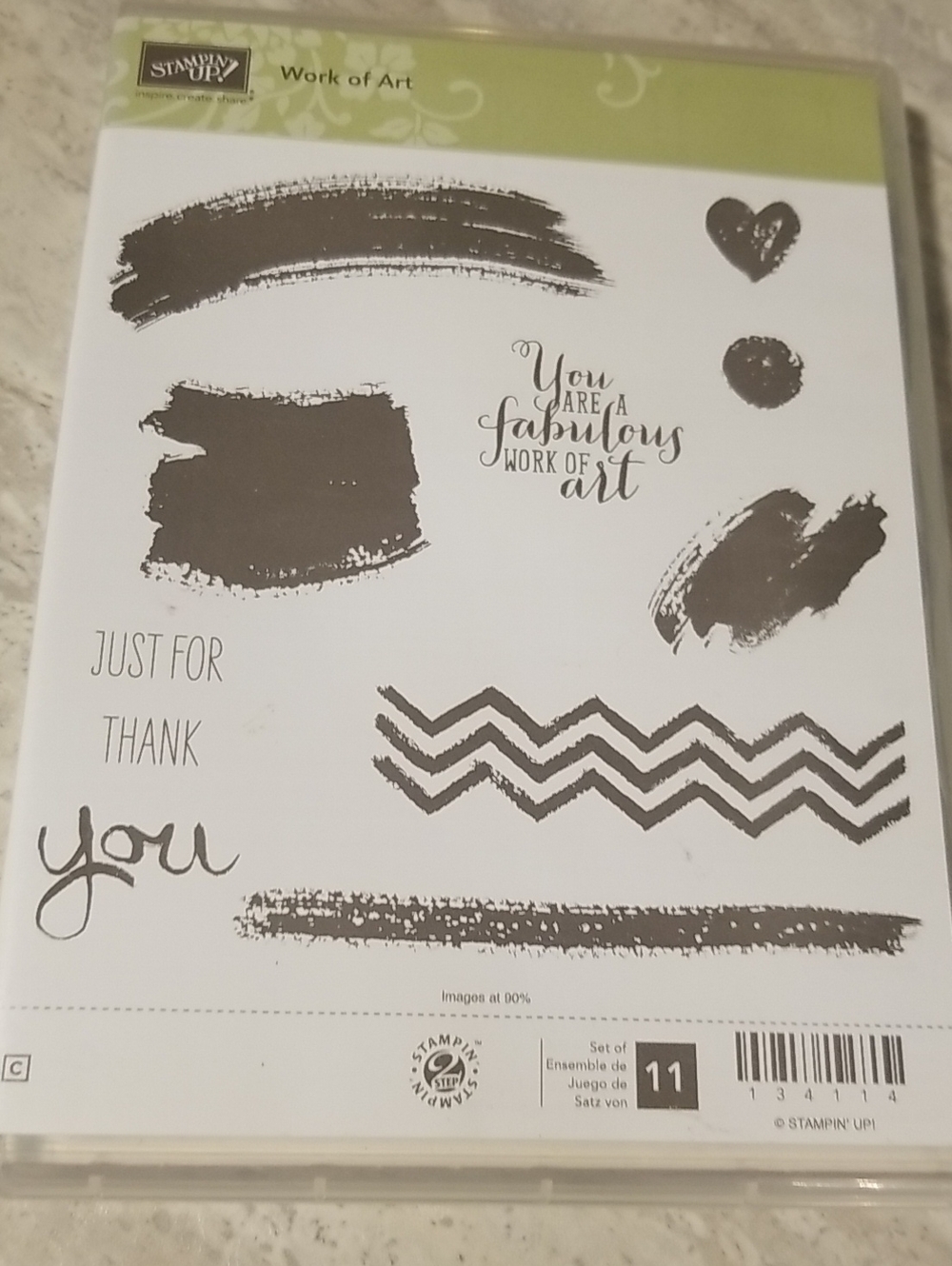 Stampin' Up! Work of Art  Stamp Set